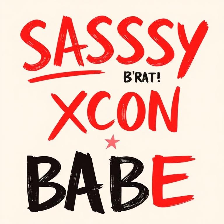 Sassy Word Art